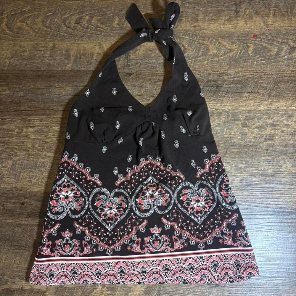 Loft Women's Brown summer Halter Top